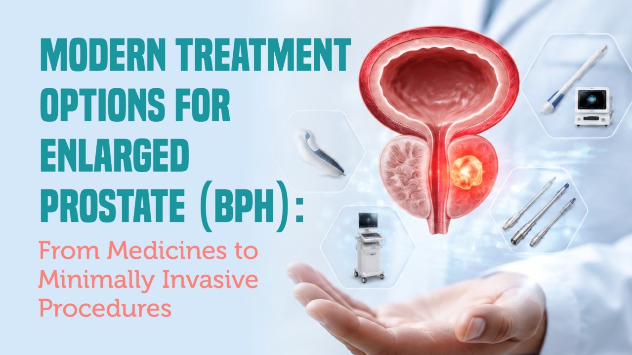 Modern Treatment Options for Enlarged Prostate (BPH): From Medicines to Minimally Invasive Procedures